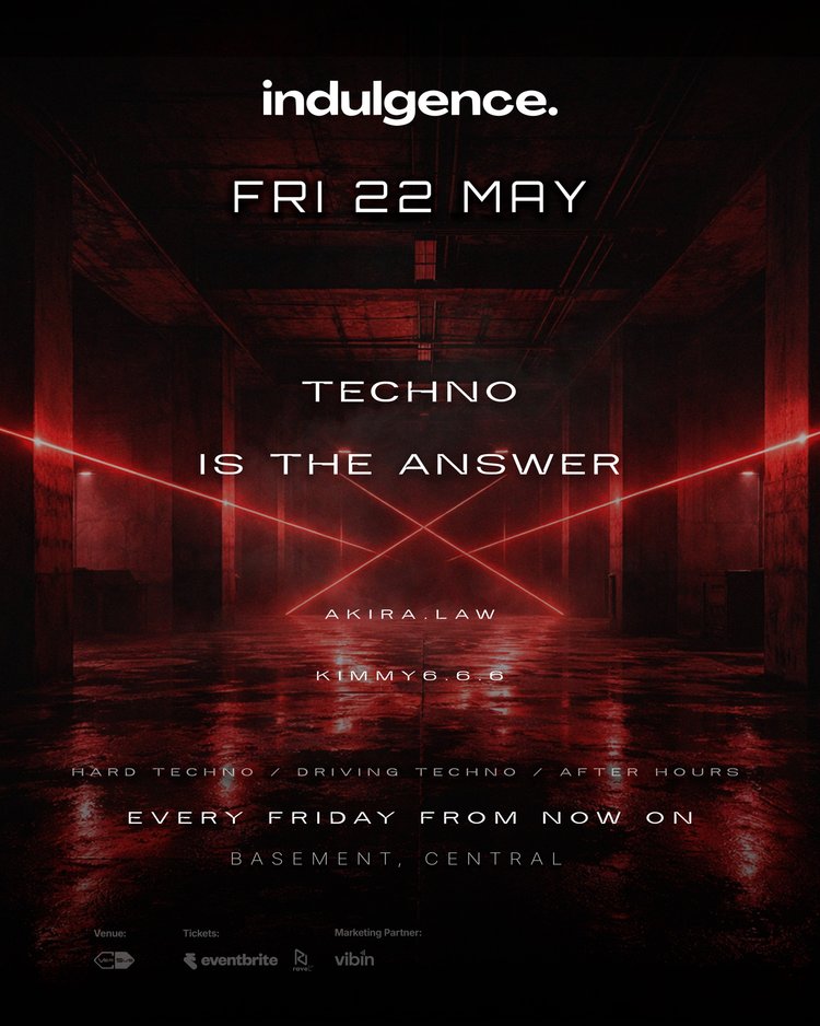 Techno Is The Answer — indulgence. (After Hours)