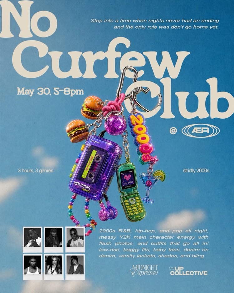 No Curfew Club: Above 30 — 2000s Throwback