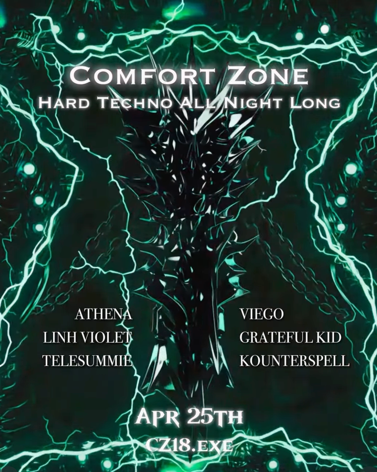 Comfort Zone: Hard Techno All Night Long